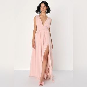 Lulus Bridesmaid | Heavenly Hues Blush Dress